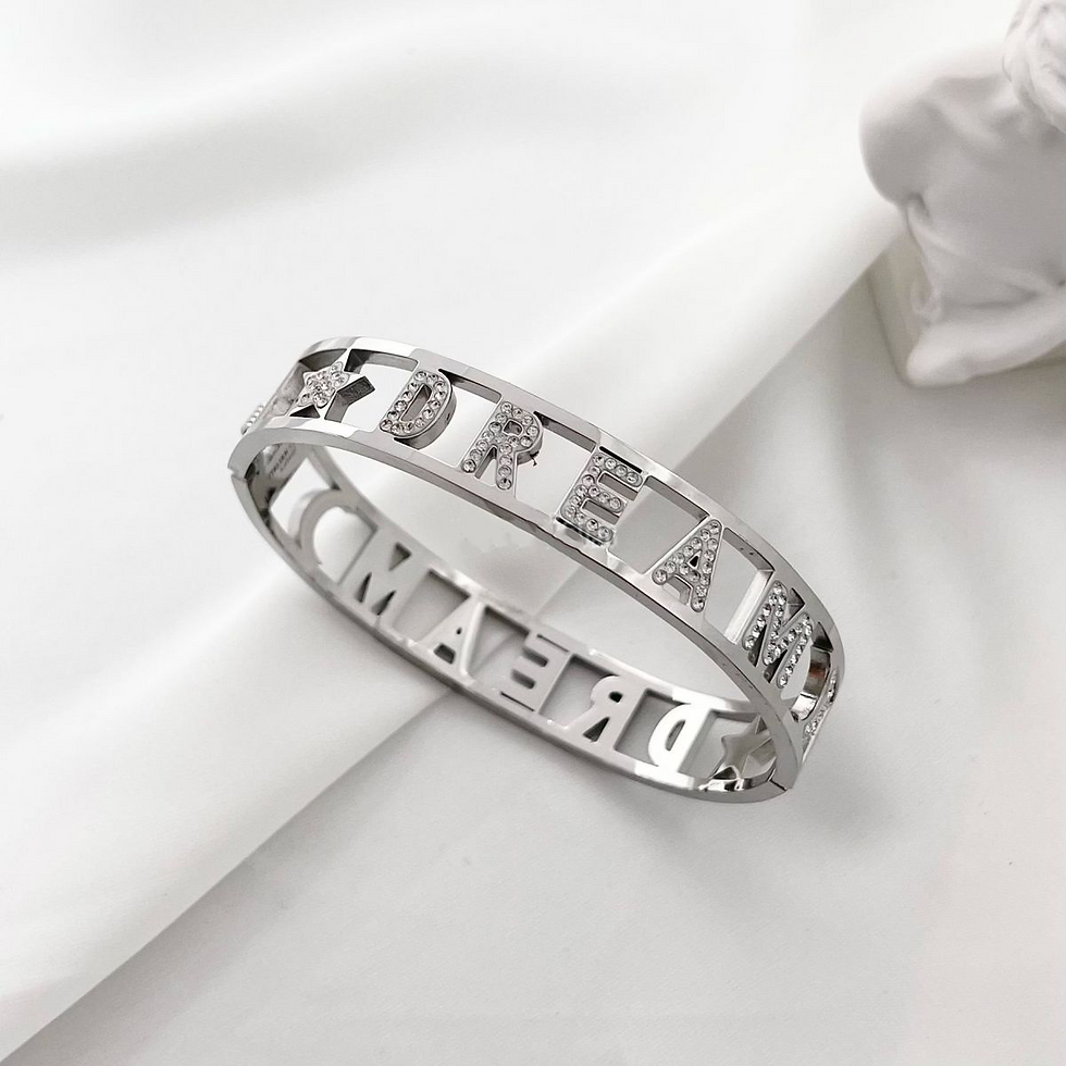 Bracciale rigido strass DREAM