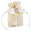 Thumbnail: Sacchetto beige con cuore bianco perla