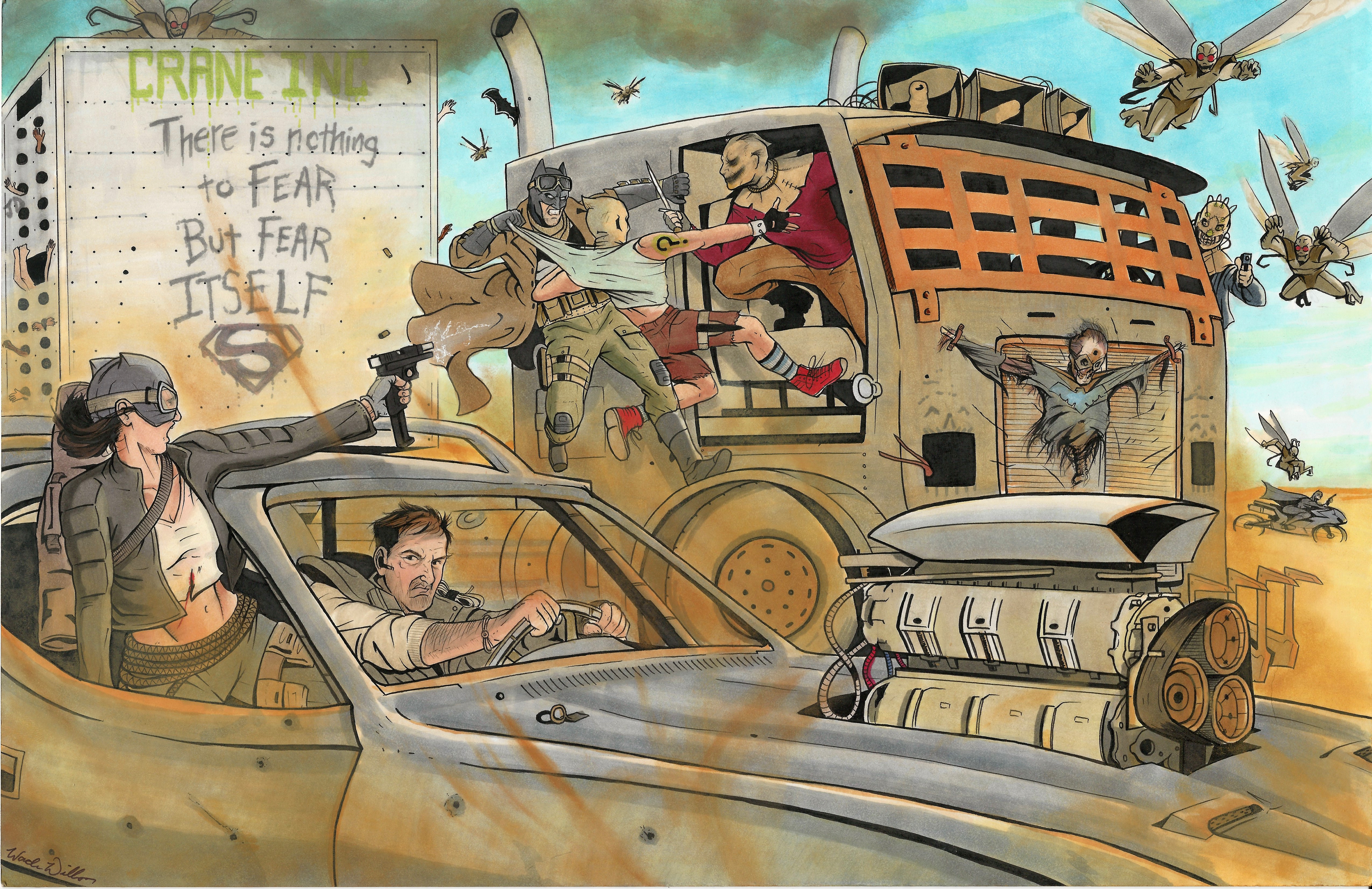 Batman - Mad Max: Road to Justice