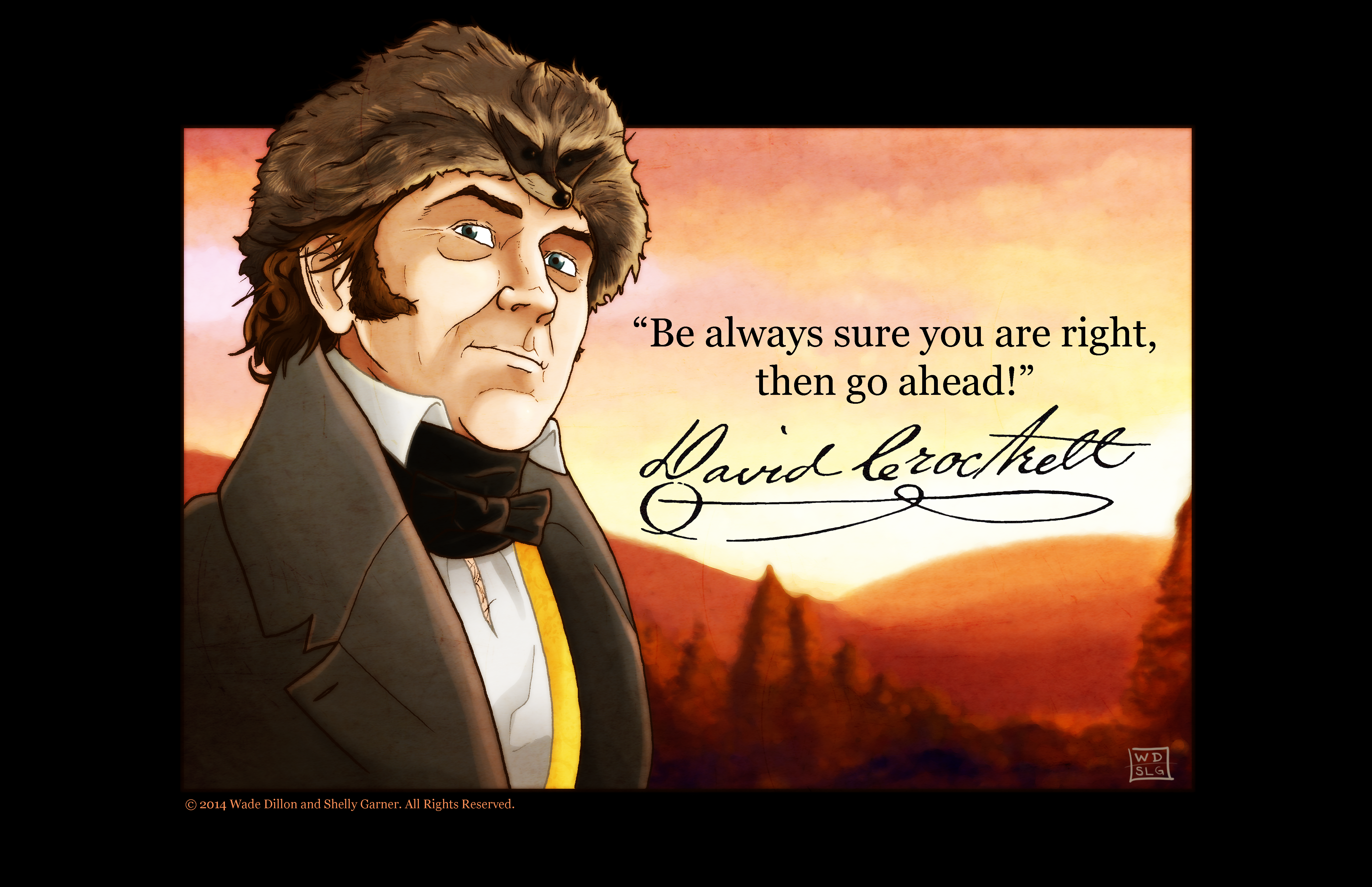 Crockett Poster by Wade Dillon