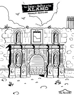 The Alamo in 1836
