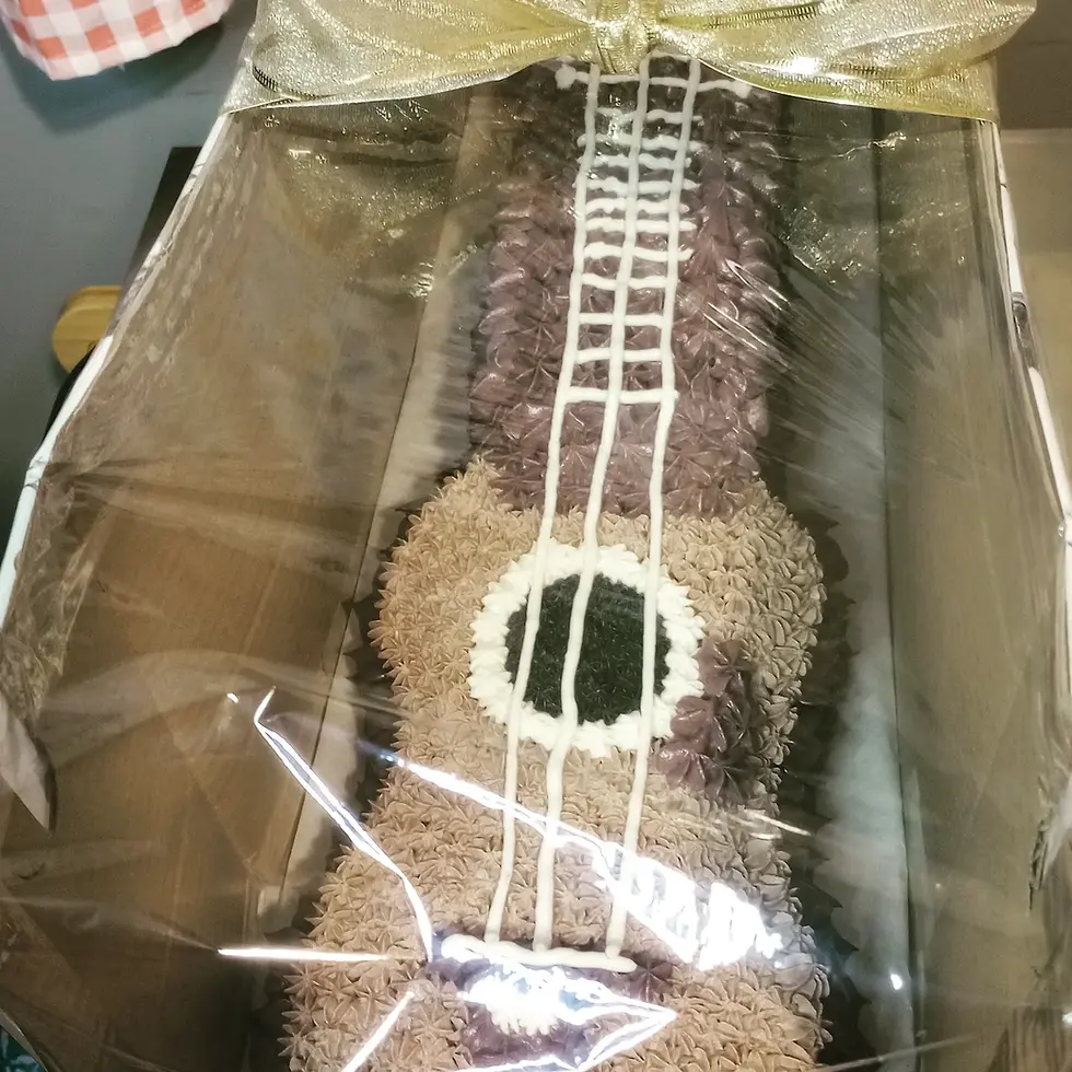 Thumbnail: Buttercream Acoustic Guitar Cake