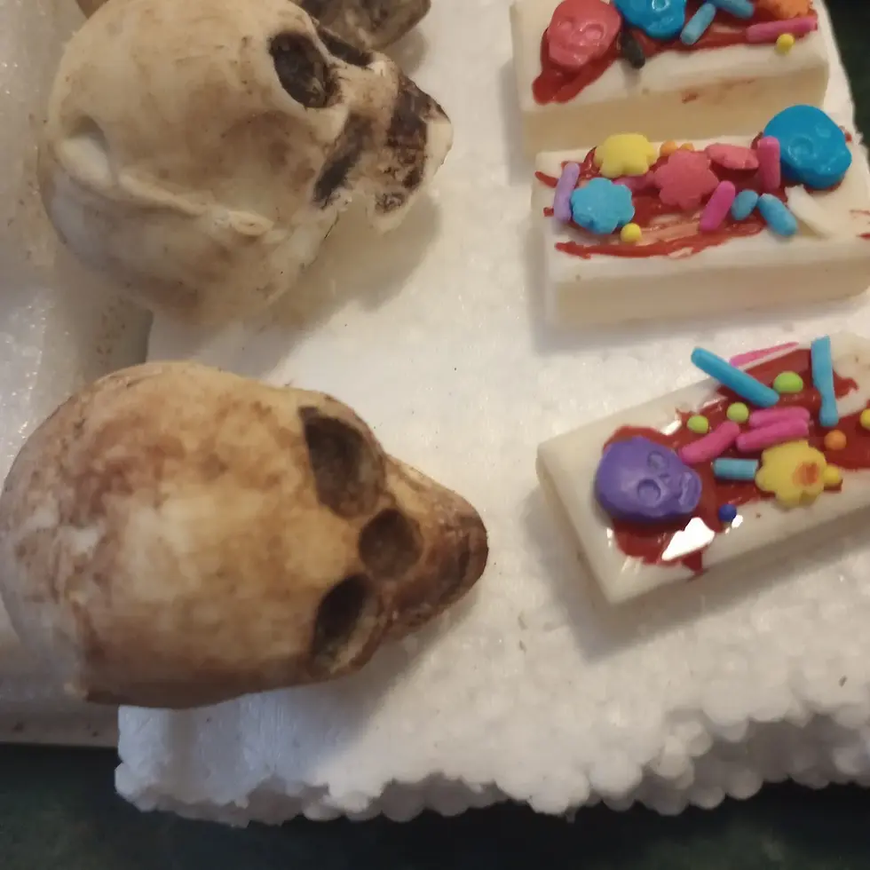 Thumbnail: Dozen Graveyard Skull Cake Balls 