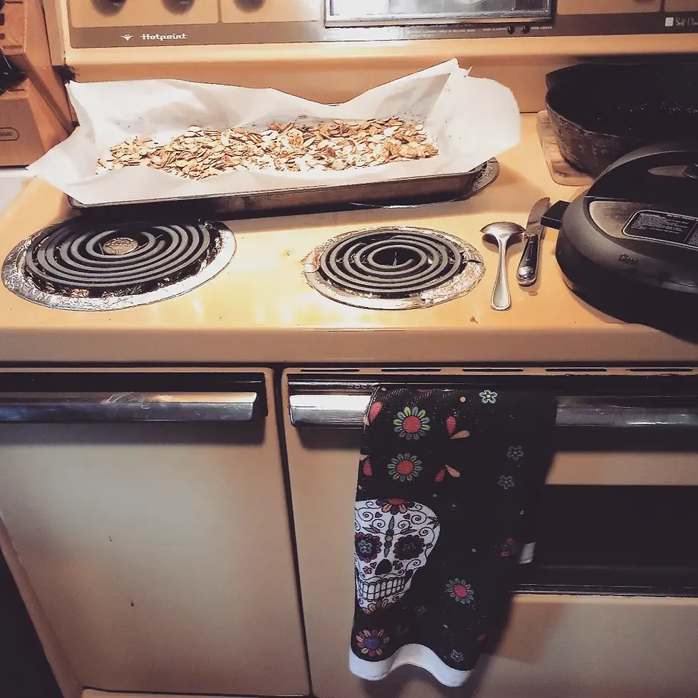 Thumbnail: 1oz Parmesan Gunpowder Pumpkin Seeds Little Bailey's Style 