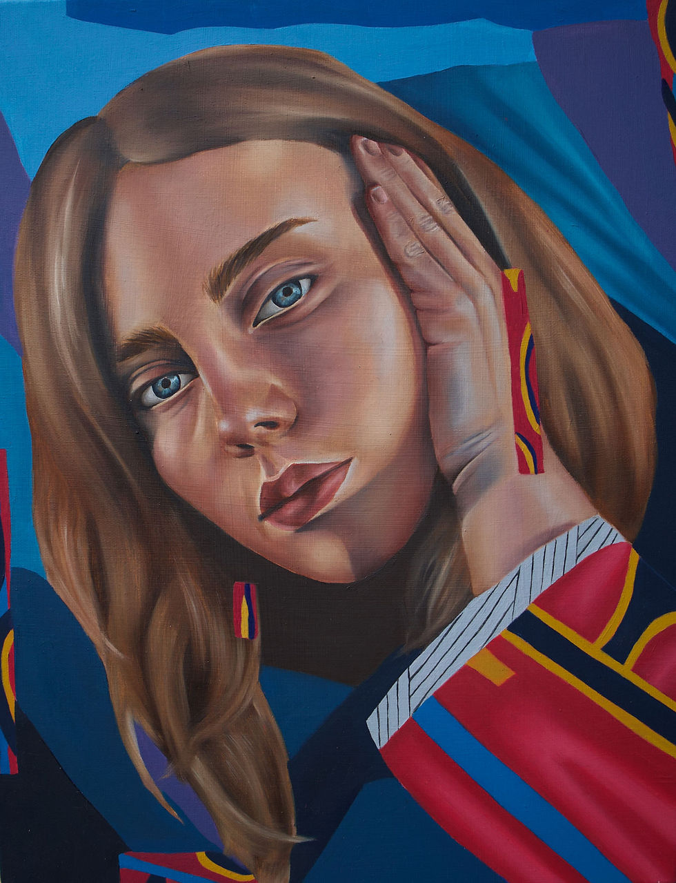 Head In The Clouds, oil on canvas, 35 x45 cm