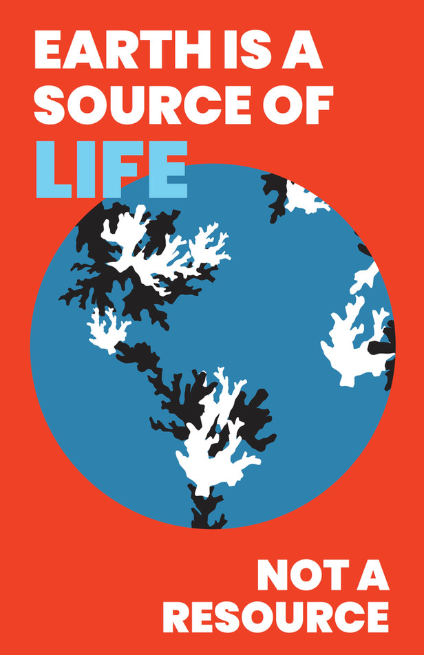 coral reef conservation poster design
