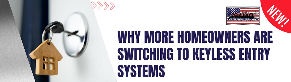 Why More Homeowners Are Switching to Keyless Entry Systems