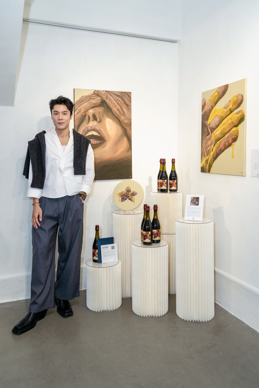 丁子朗帶來全新畫作《I don’t want to know》（圖片由13a New Street Art Gallery提供）