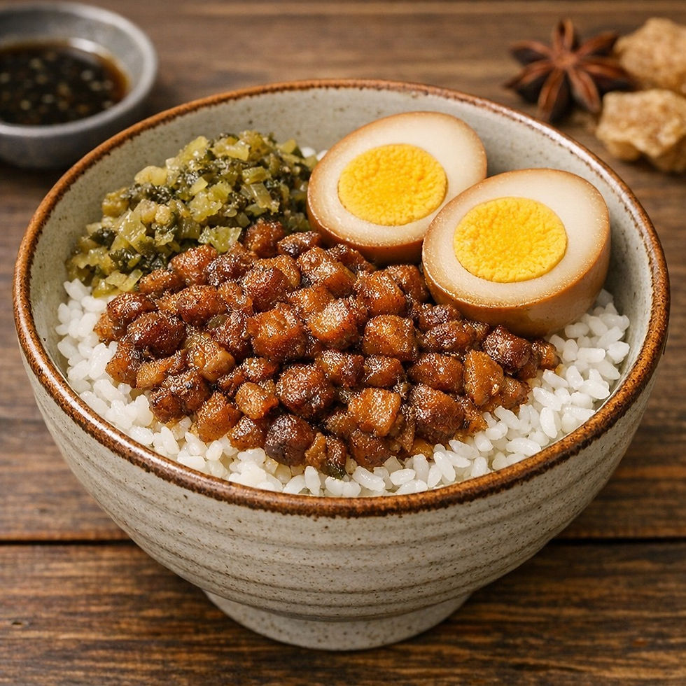 台式滷肉飯套餐(圖片由滿香濃提供)