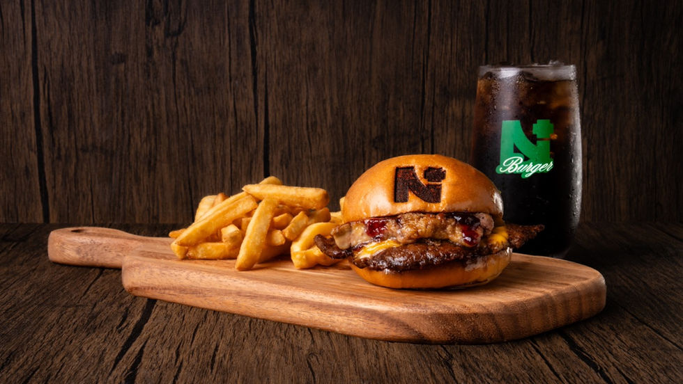 升級不加價!N+ BURGER 打造 Cyberpunk 未來漢堡實驗室