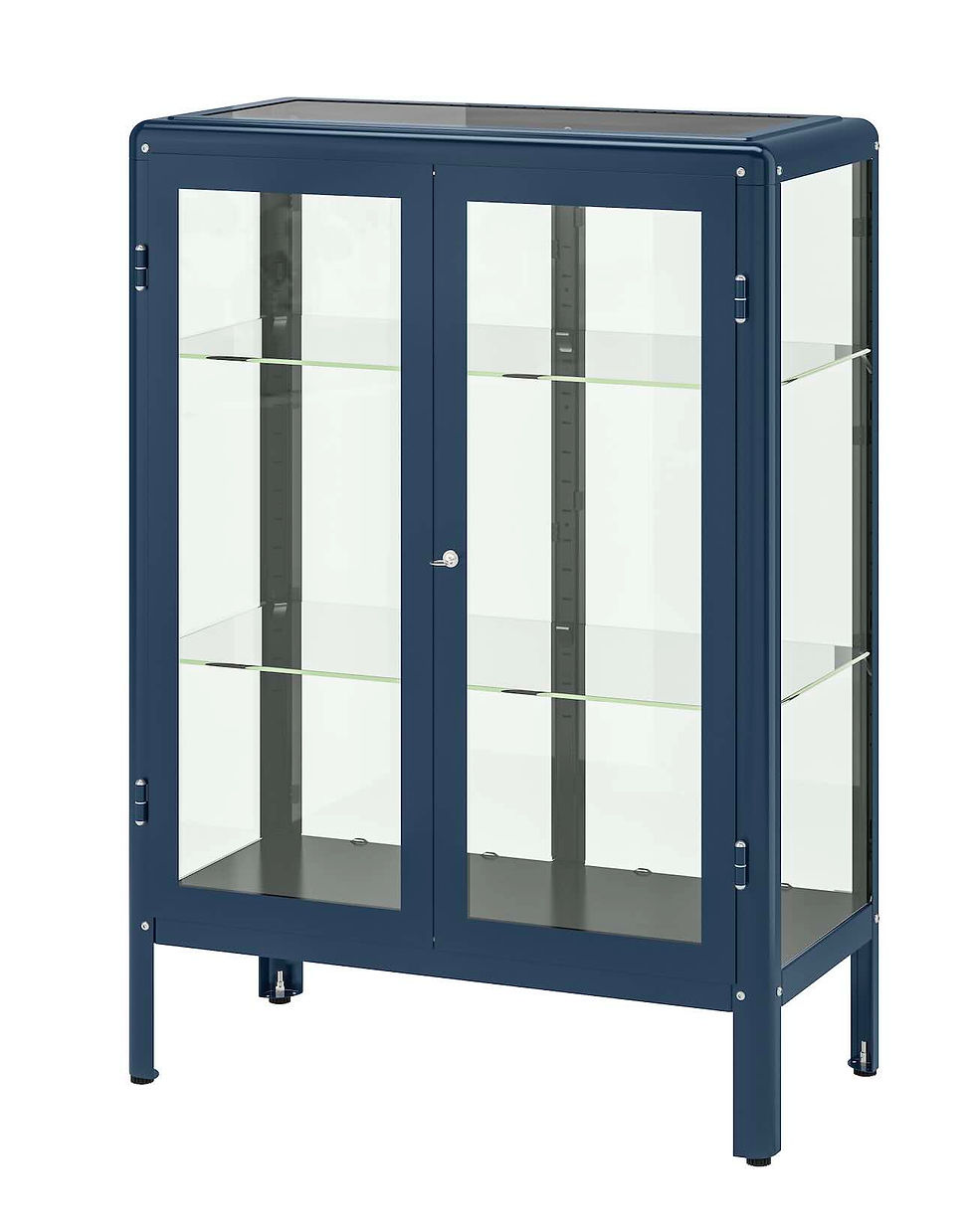 FABRIKÖR 玻璃門貯物櫃, 藍黑色, 81x113 厘米(圖片由IKEA提供)