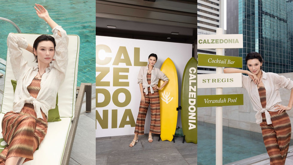 意式盛夏池畔派對:CALZEDONIA聯乘香港瑞吉酒店 打造都市度假秘境