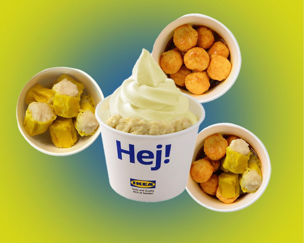 (設計圖片,食物圖片由IKEA提供)