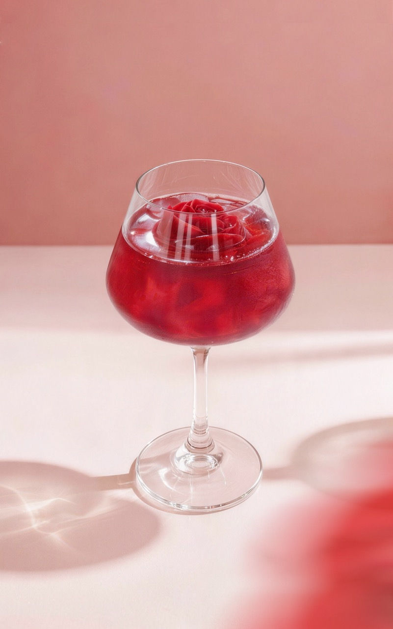 「盛夏玫瑰」洛神氣泡飲｜Blooming Hibiscus Soda（圖片由Tomacado花廚提供）