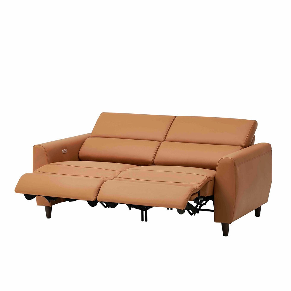 RULLERUM 兩座位電動彈鉸梳化, Grann_Bomstad 金啡色 HK$7,299(圖片由IKEA提供)