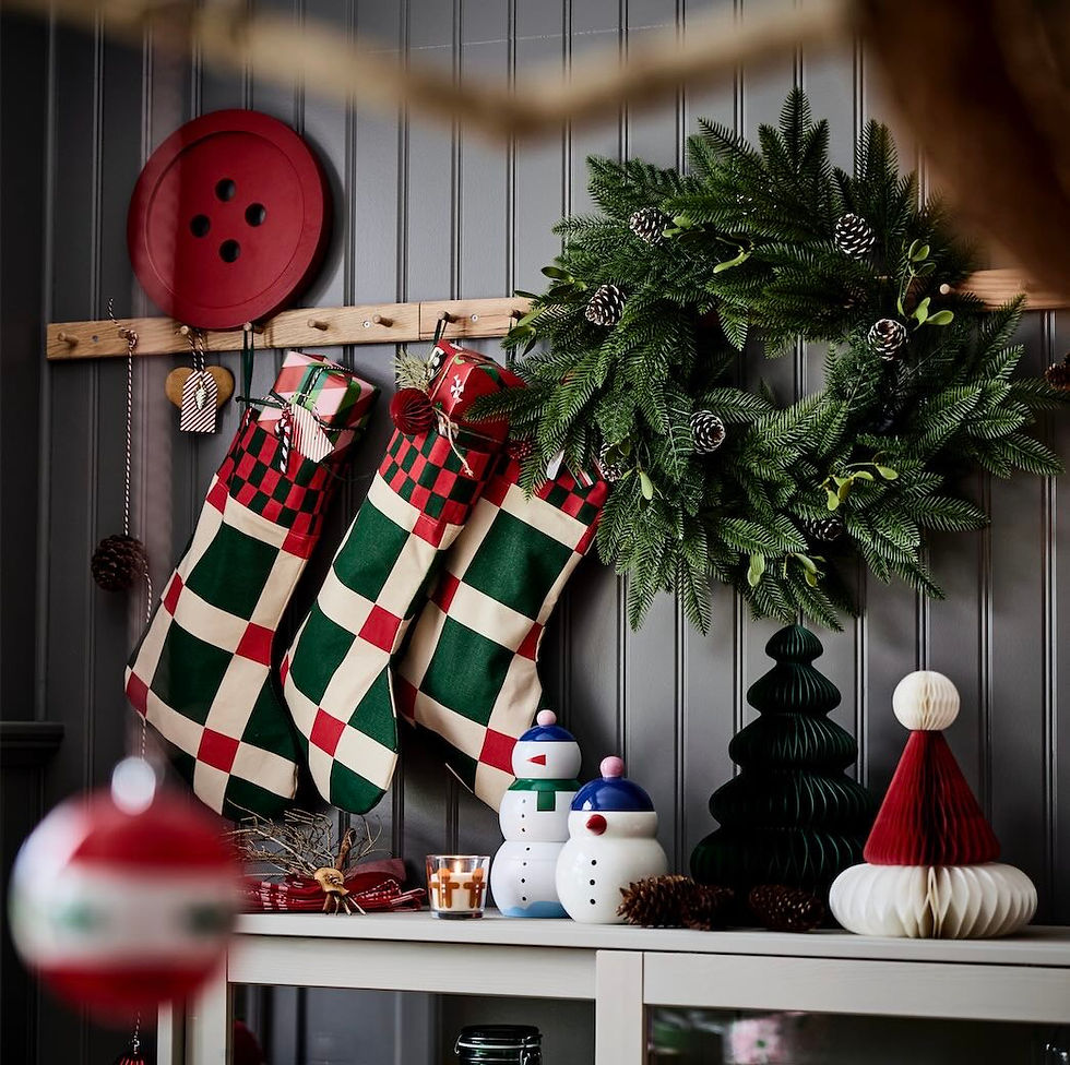 隨著冬日佳節來臨,IKEA推出VINTERFINT及STRÅLA聖誕限定系列。(圖片由IKEA提供)