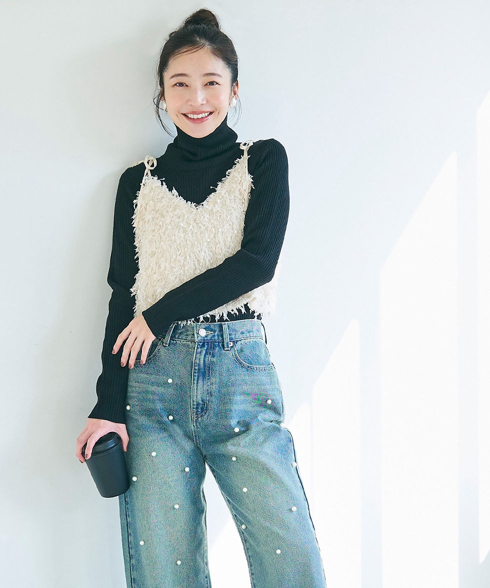 奢華感層次小背心(圖片由comcoca提供)