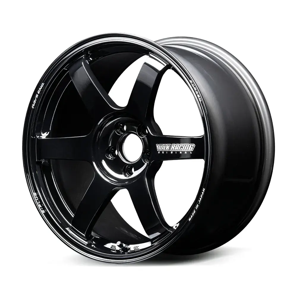 gloss black te37 saga 18x9.5