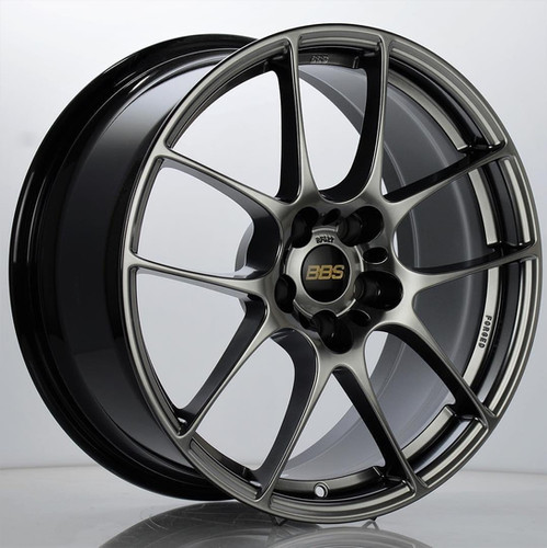 BBS RF 18x7.5 5x114.3 ET50 Diamond Black Wheel - 82mm PFS Required