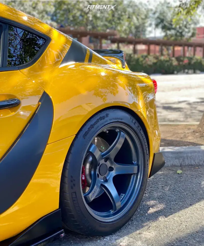 Thumbnail: Supra MK5 Gram Lights 57CR Eternal Blue Pearl Front and Rear Wheels Set Up