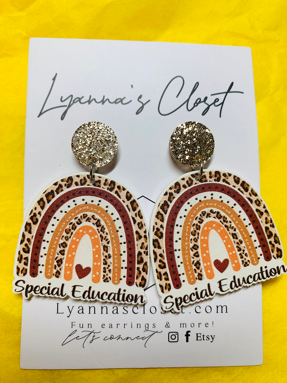 Special Education earrings