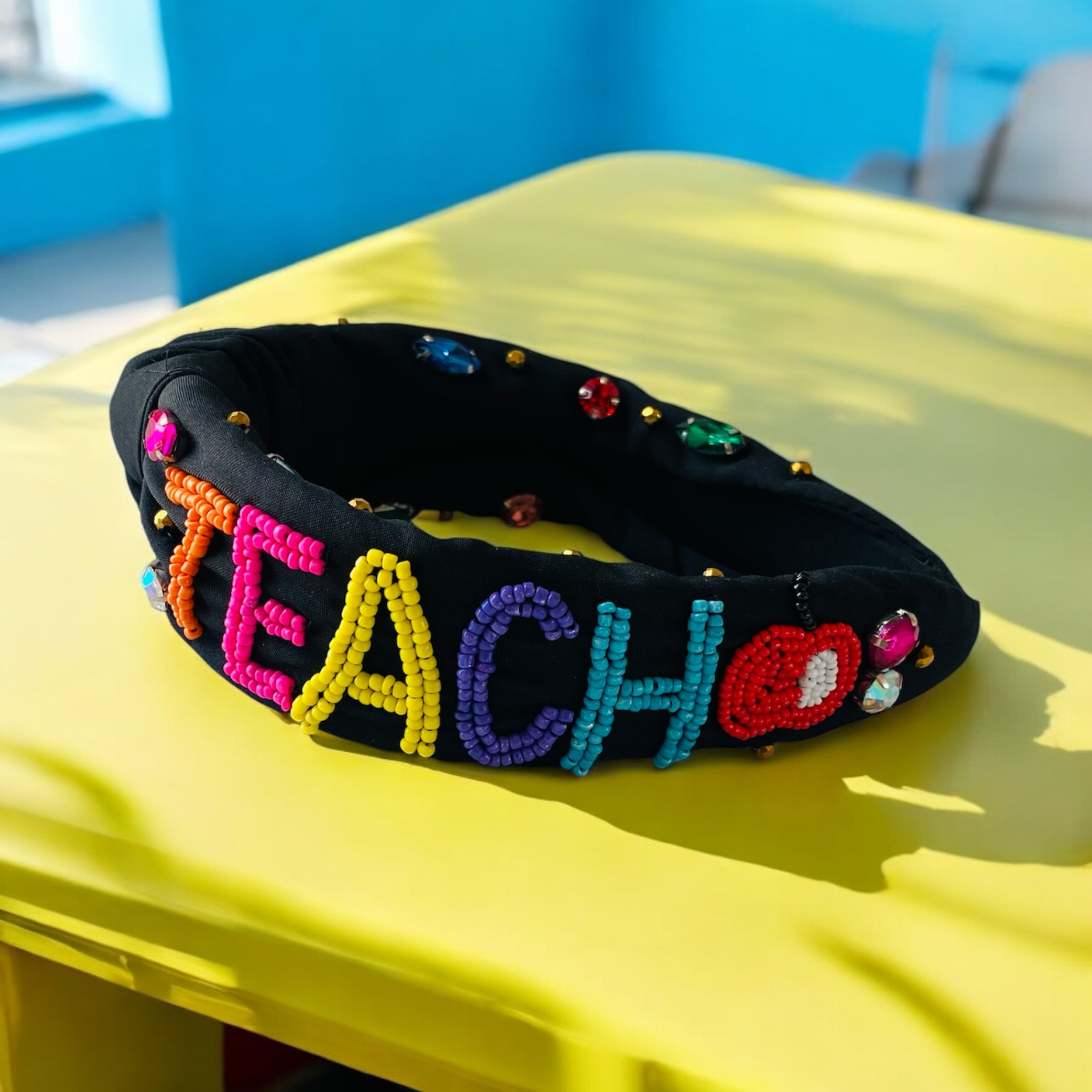 Teacher Beaded Headband