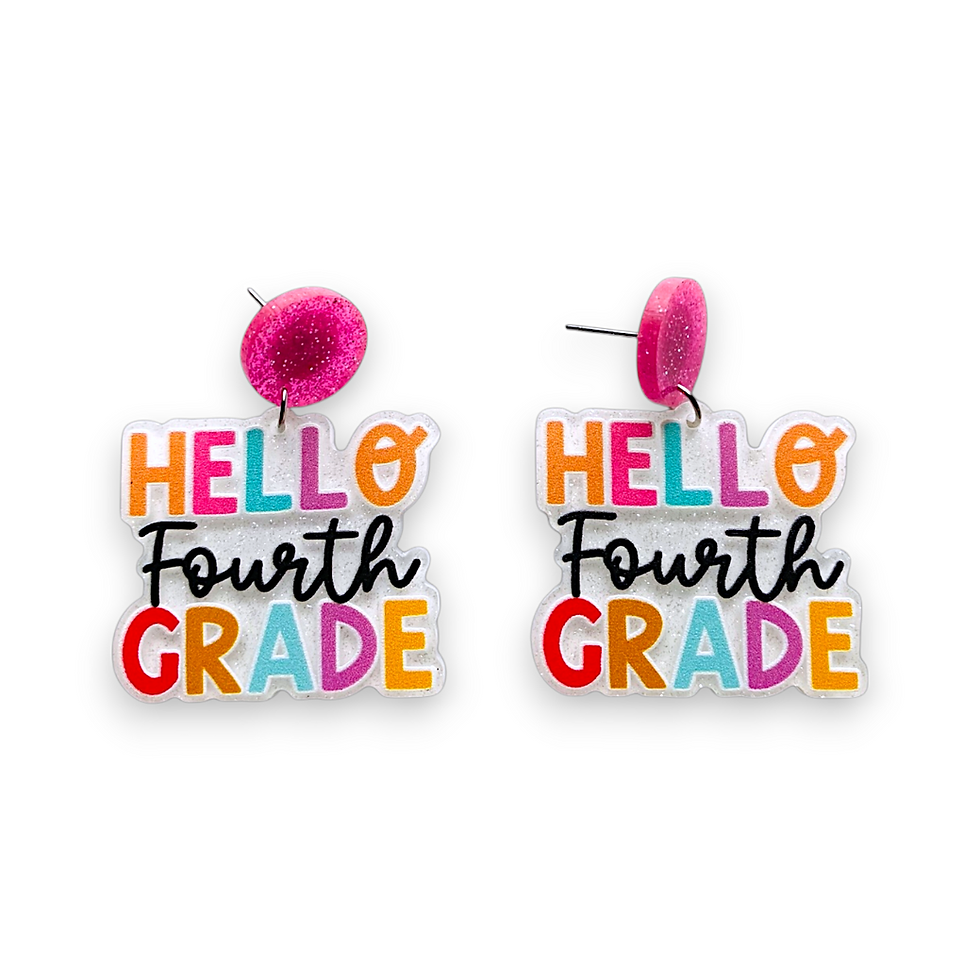 Thumbnail: Hello Grade level earrings