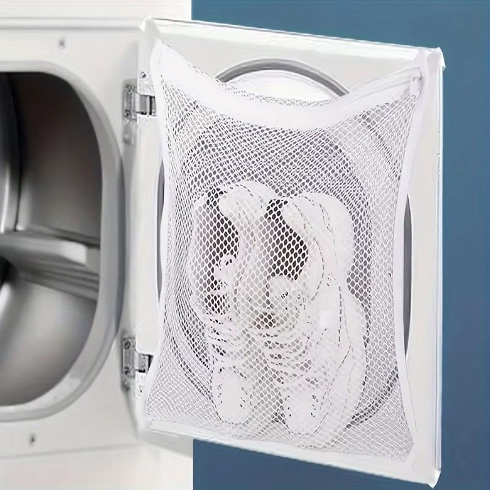 Thumbnail: 1PC Sneaker Dryer Bag, Dryer Door Shoe Net with Elastic Straps, Sneaker Laundry 