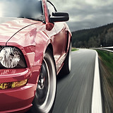 Sports car advertisement