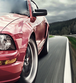 Sports car advertisement