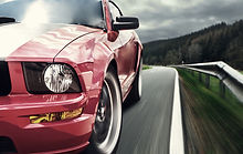 Sports car advertisement