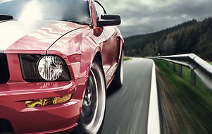 Sports car advertisement