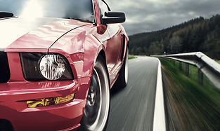 Sports car advertisement