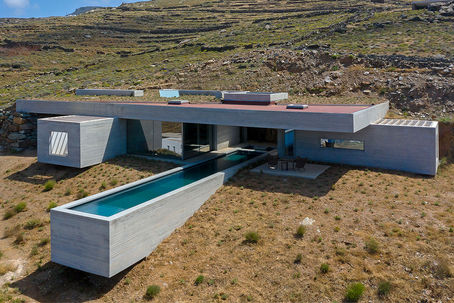 Artside Dallas Architects Unveils Latest Contemporary Greek Hillside Home