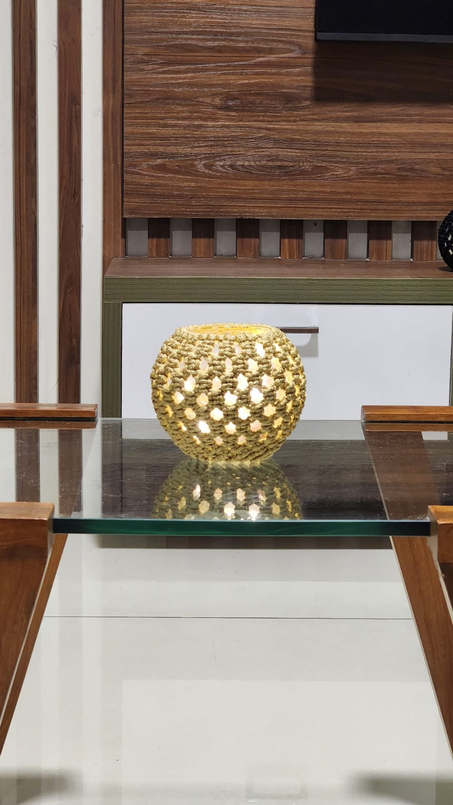golden bowl light