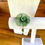 Thumbnail: Vintage Style Green Floral Pin I