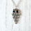 Thumbnail: Crystal Encrusted Silver Owl Pendant