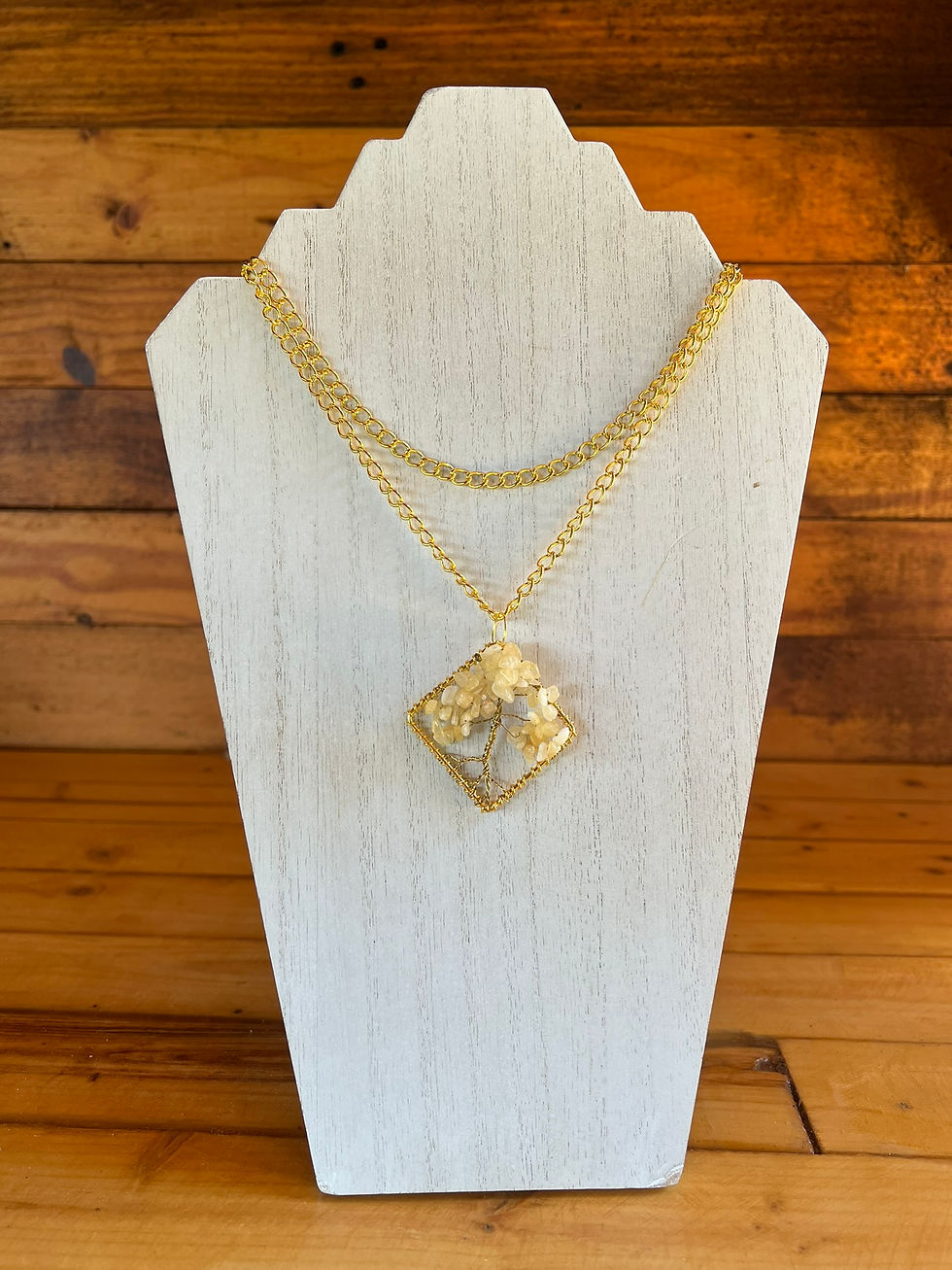 Thumbnail: Citrine Tree of Life Variant Pendant