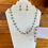 Thumbnail: Turquoise Howlite, Red Jasper Necklace, Bracelet and Earrings