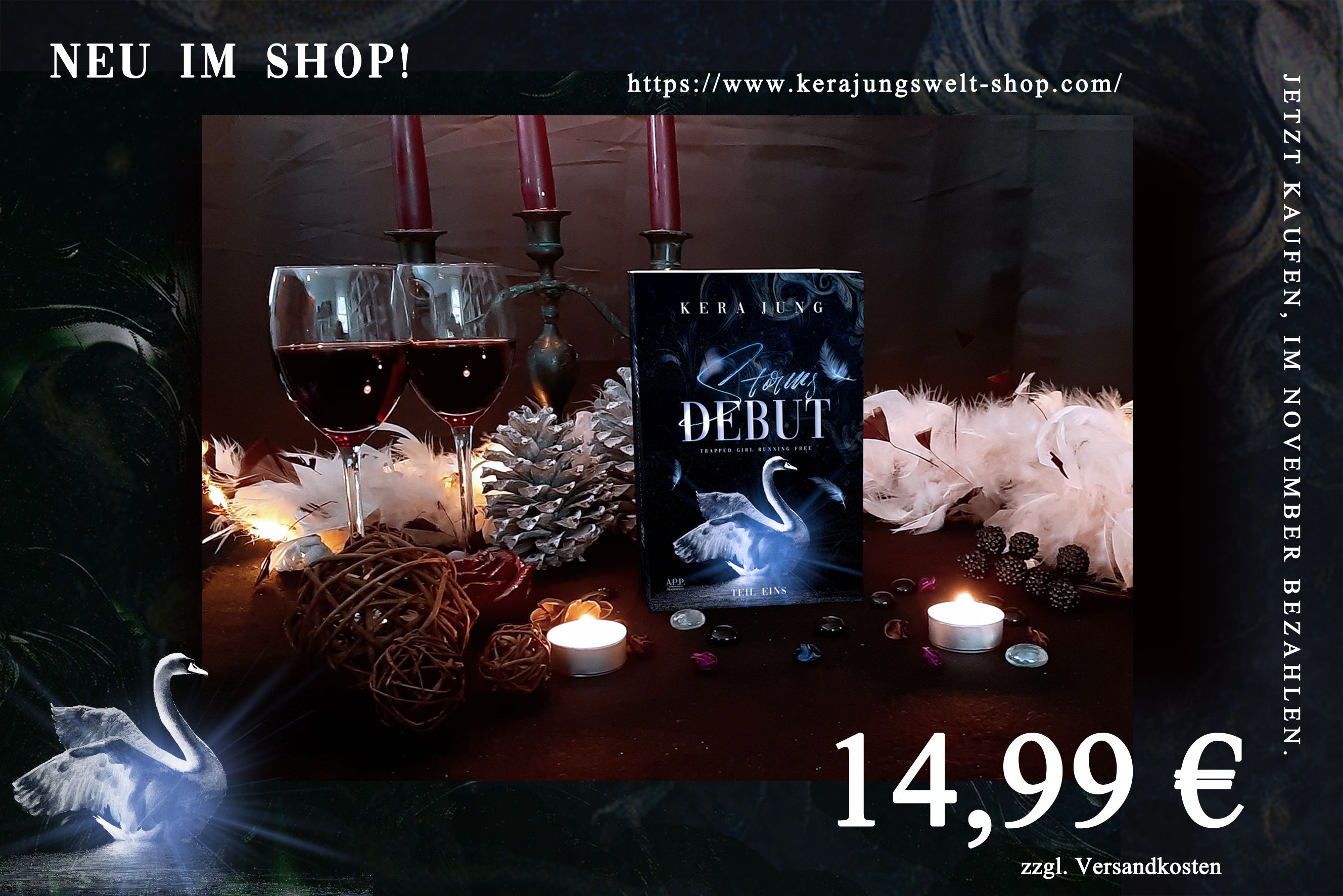 Storms Debut / Lesezeichen / Postkarte