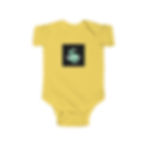 Thumbnail: Infant Bodysuit yellow front
