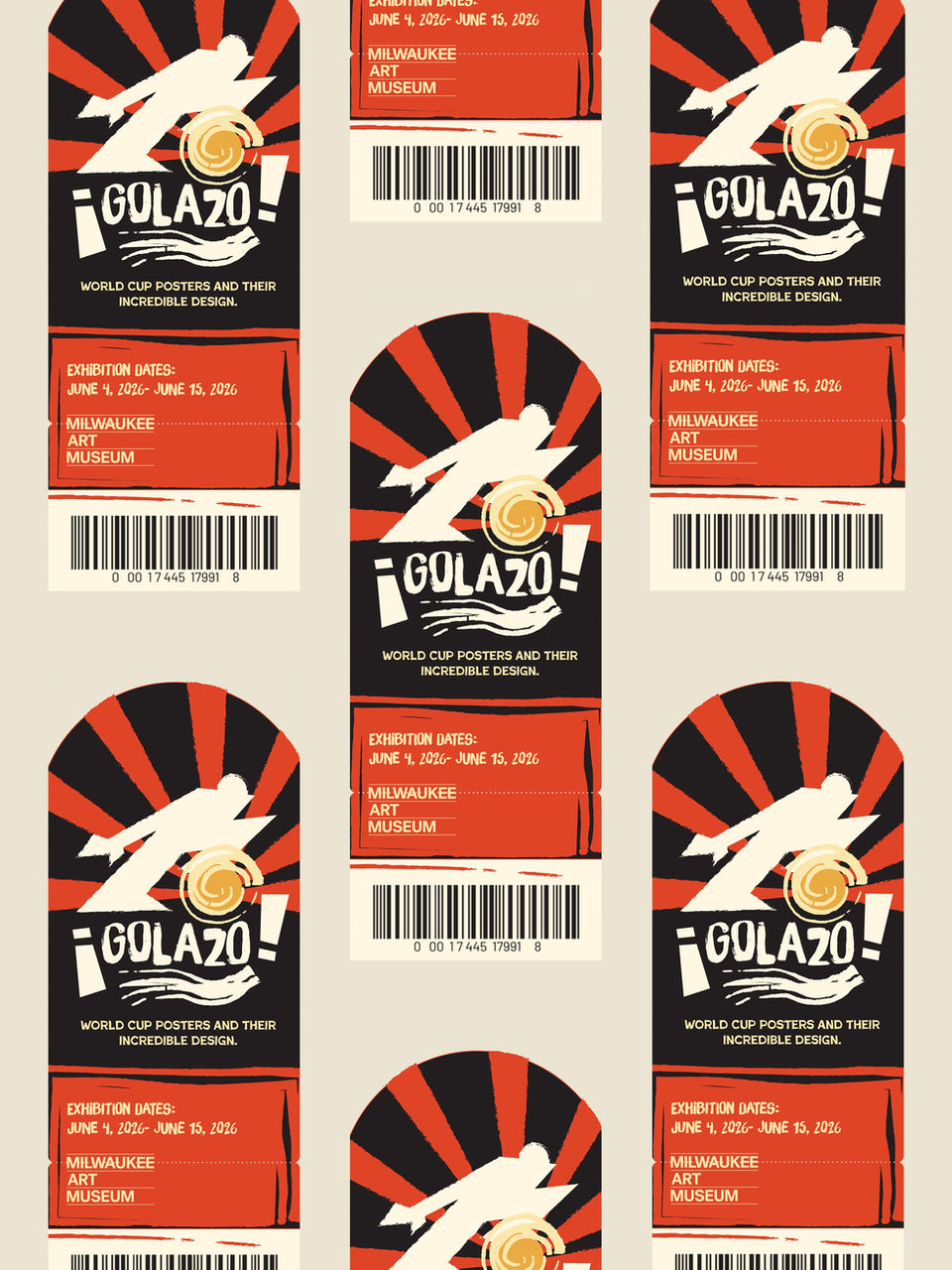 Final Golazo ticket mockup