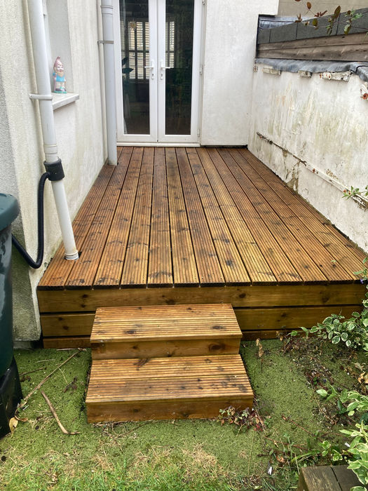 2 years later and still looking good. Each year I go back and pressure wash. 