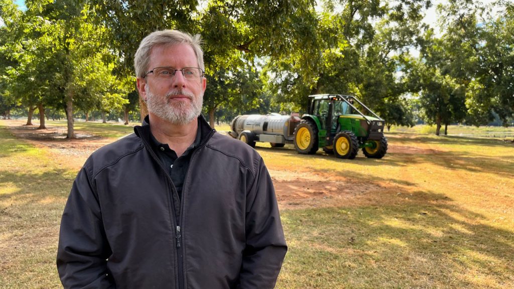 Tim Sikes, Smart Apply’s first pecan grower customer in Georgia