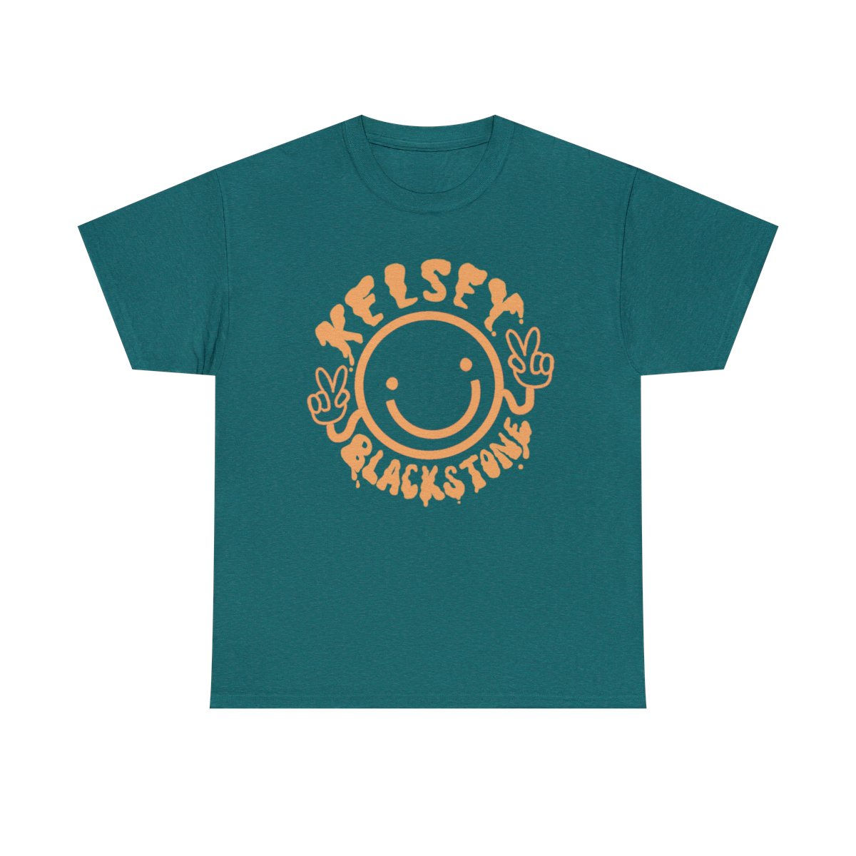 Teal Shirt with Orange Logo