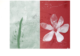 1. Tate - Sithika and Alyana age 6 - Flowery tree. L.Scovell.jpg