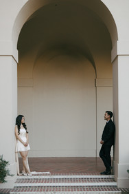 Pasadena City Hall Engagement Photoshoot