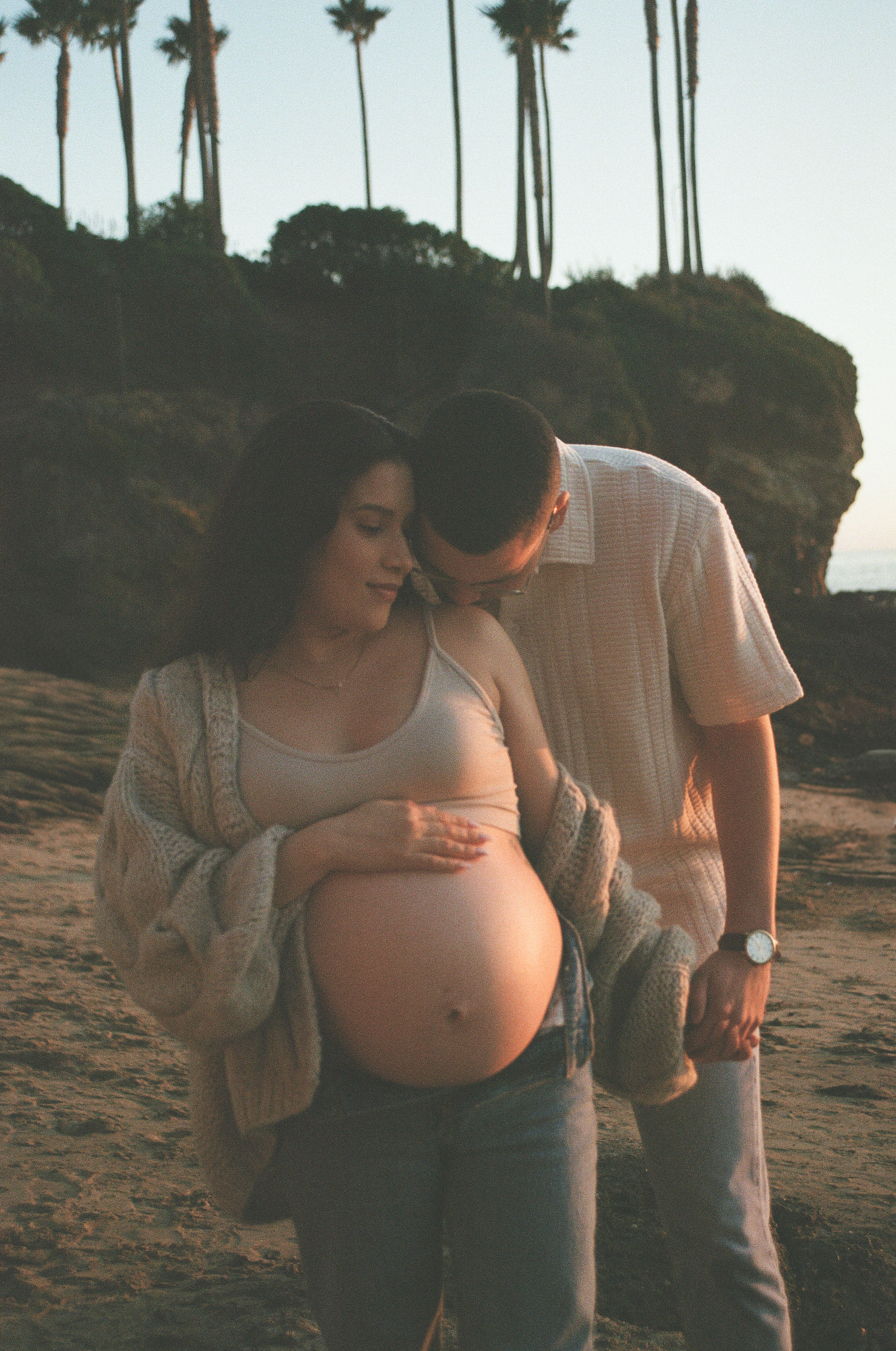 Laguna Beach maternity film photos