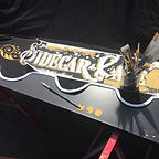 Sidecar Café marquage publicitaire sur parasol