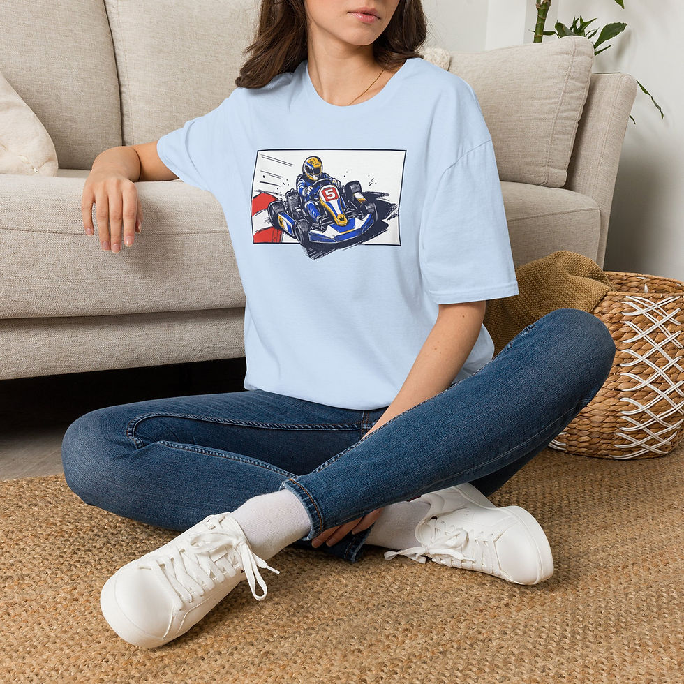 Thumbnail: LoudCrown KartColor Unisex Softstyle Karting T-Shirt